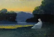 In The Evening’s Tranquility Alphonse Osbert 11x16 Art Print