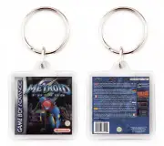 Metroid Fusion Nintendo Game Boy Advanced Keyring