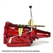 Ford FMX Single Action Shifter Kit 6 Straight Arm w/ Black Knob rat Truck Car GT (for: Ford)