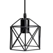Retro Nordic Style E27 Metal Pendant Cage Light For Bar Coffee Shop Hanging Lamp Indoor Decor
