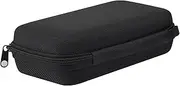 Neehows Universal Portable Hard EVA Carrying Case for Power Bank External Hard Drive Cell Phone USB Charging Cable Cord, Shockproof Protective Electronic Organizer Zipper Enclosure -Black