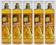 5 Bath & Body Works GOLDEN SUNFLOWER Fine Fragrance Mist Body Spray 8 oz