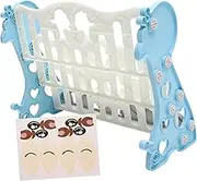 HONMEET Small Bookshelf Bookcase Book Storage Rack for Bedroom and Playroom for Kindergarten and Nursery Decor