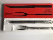 Vtg STELTON Denmark Cylinda Line Carving Set Mid Century Modern Design NIB Retro