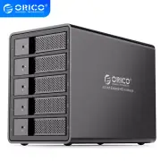 ORICO 5 Bay 3.5 inch Enclosure USB 3.0 to SATA Hard Drive HDD SSD Case with RAID