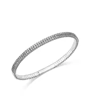 Bloomingdale's Fine Collection Diamond Flexible Bracelet in 14K White Gold, 2.0 ct. t. w.