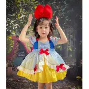 Snow white dress Lolita style puff skirt halloween costume size:5T