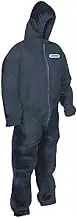 Ultra Health Combat PP Polypropylene Disposable PPE Coverall, Elastic, Chemical Protection, Breathable, Water Resistant, Painters Suit, Unisex, Medical, Cleaning, Asbestos, Industrial (Navy Blue, 2XL)
