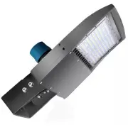 150W LED Shoebox Parking Lot light Fixture with Dusk to Dawn Photocell 5000K
