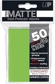 Ultra Pro 50ct Pro-Matte Lime Green Standard Deck Protectors