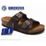 BIRKENSTOCK ARIZONA 經典男/女深棕色軟木休閒沙灘鞋 34-45