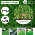 10SQM 2x5m 30mm Artificial Grass Synthetic Fake Lawn Turf Plastic Plant Outdoor