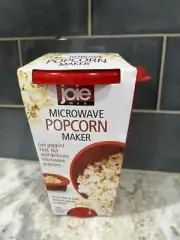 Joie Microwave Popcorn Popper Maker New Red