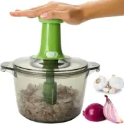 Manual Food Chopper: Large 8.5-Cup Vegetable Cutter Herbs, Garlic Onion Chopper
