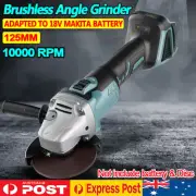 Cordless Brushless 125mm Angle Grinder Body Tool For Makita 18V Battery DGA504Z