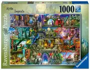 Aimee Stewart 1000 Piece Puzzle Gothic Castle Bookshelves Fantasy Scene