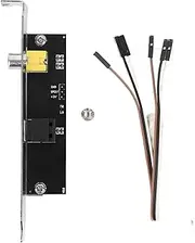 ElgnAura External Motherboard Cable Bracket, SPDIF OutPlate for/for GIGABYTE/for MSI, Optical Electrical Components, 12 X 2 X 1.8cm, 25MHz