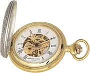 [CHARLES-HUBERT PARIS] Charles Hubert DWA010 Men's Pocket Watch, Mechanical Hand-wound, Skeleton, gold