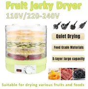 5 Tier Food Dehydrator ABS Fruit Jerky Dryer 350W Home Intelligent Control New