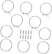 5Set Mountain Bike Brake and Shifter Wire Kit with Tail Caps Durable Galvanized Options Easy Installation for Reliable Performance All Weather