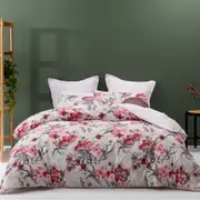Logan & Mason Clara Quilt Cover Set Pink