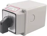 LW26-20/6M YMW26 with Waterproof Box Universal Transfer 20A 3 Position Rotary Cam Switch Double Power Switching Manual Control