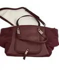 RALPH LAUREN Berwick Marley STL Medium CLRT Bag - Rose Wine Red