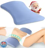 Lumbar Support Pillow for Bed Relief Back Pain: Lower Back Pillow for Sleepin