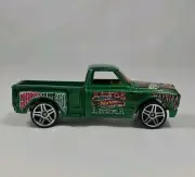 Hot Wheels Custom 69 Chevy Stepside Green