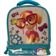 Paw Patrol Puppy SKYE Appeal Dual Lunch Box Tote Drop Down Compartment