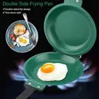 Double Side Titanium Steel Coating Flip Frying Pan Pancake Maker Household...