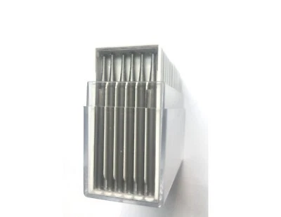 JEWELERS HART 70 DEG BUR SET, 72 pc (12 SIX PACKS) FIG 446, Sizes 010-023,