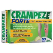 Crampeze Forte Cramp Relief Tablets with Magnesium & Vitamin B5 - 60
