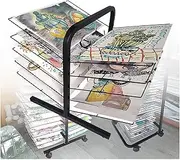 10 Tier Art Easel Drying Rack Double Sided Storage Desktop Drying Rack Art Studio Educational Products Drying Rack Space Saving Rack