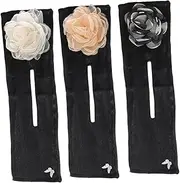 OFFIGAM 3Pcs Flower Hair Bun Maker Easy Hair Styling Tool for Women for Weddings Parties Daily Use Includes Flower Designs Hair Donut Tool