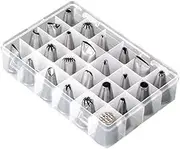 9/24/48-Piece Stainless Steel Cake Decorating Set Piping Nozzles Professional Baking Tools for Buttercream Cookies Pastry Nozzles