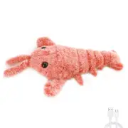 Shrimp Moving Toy With USB Power Cable Replacement For Dog Cat Kid Washable Toy
