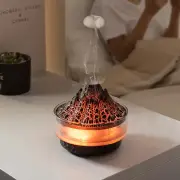 Household Humidifier USB Colorful Simulation Flame Aromatherapy Machine Bedroom Remote Control Air Purification Humidifi