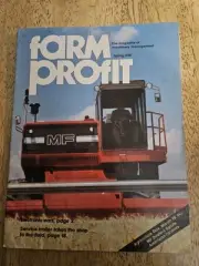 Massey FERGUSON FARM PROFIT. Spring 1981. 24 Pages. Six Articles. ...