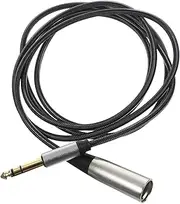 TOGEVAL to 6.35mm Audio Cable Professional 3 Pin Microphone Cord High Fidelity Sound Replacement Cable
