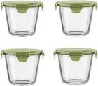 Glass Meal Prep Containers with Lids, Food Container, Airtight Glass Storage ...