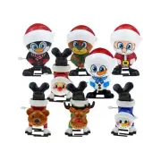 8PCS Wind-up Toys Funny Clockwork Toys Christmas Elements Figure Wind-up Toys