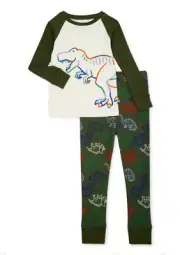 Toddler Boy Pajamas Dinosaur NWT Cotton Snug Fit 12 18 mo 2 3 4 5T Wonder Nation