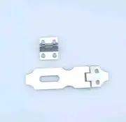 2 pairs 2" In Door Hasp And Staples Padlock Lacth Lock Stainless Steel Screw5135