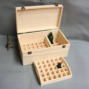 精油收納盒 DOTERRA15ML 雙層66格木盒 精油盒有LOGO 限時88折