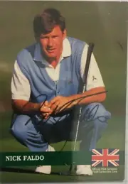 NICK FALDO SIGNED CARD