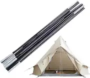 Tent Replacement Poles,Lightweight Tent Pole | Portable Lightweight Repair Flexible Gear for Outdoor Activities Beach Backpacking Camping