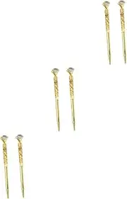 STOBOK 3sets Ball Point Pen Set Metal Construction Crystal Diamond Roller Ball Pens Elegant Writing Tools Ideal for Business Parties Office Use 2pcs*3