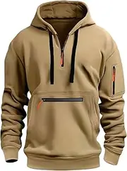 [Letuwj] Hoodie Men's Sweatshirt Zipper Pullover Sports