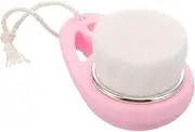 Healvian Double-sided Silicone Facial Cleansing Brush Manual Exfoliating Facial Scrubber for Women Gentle Skin Cleanser
